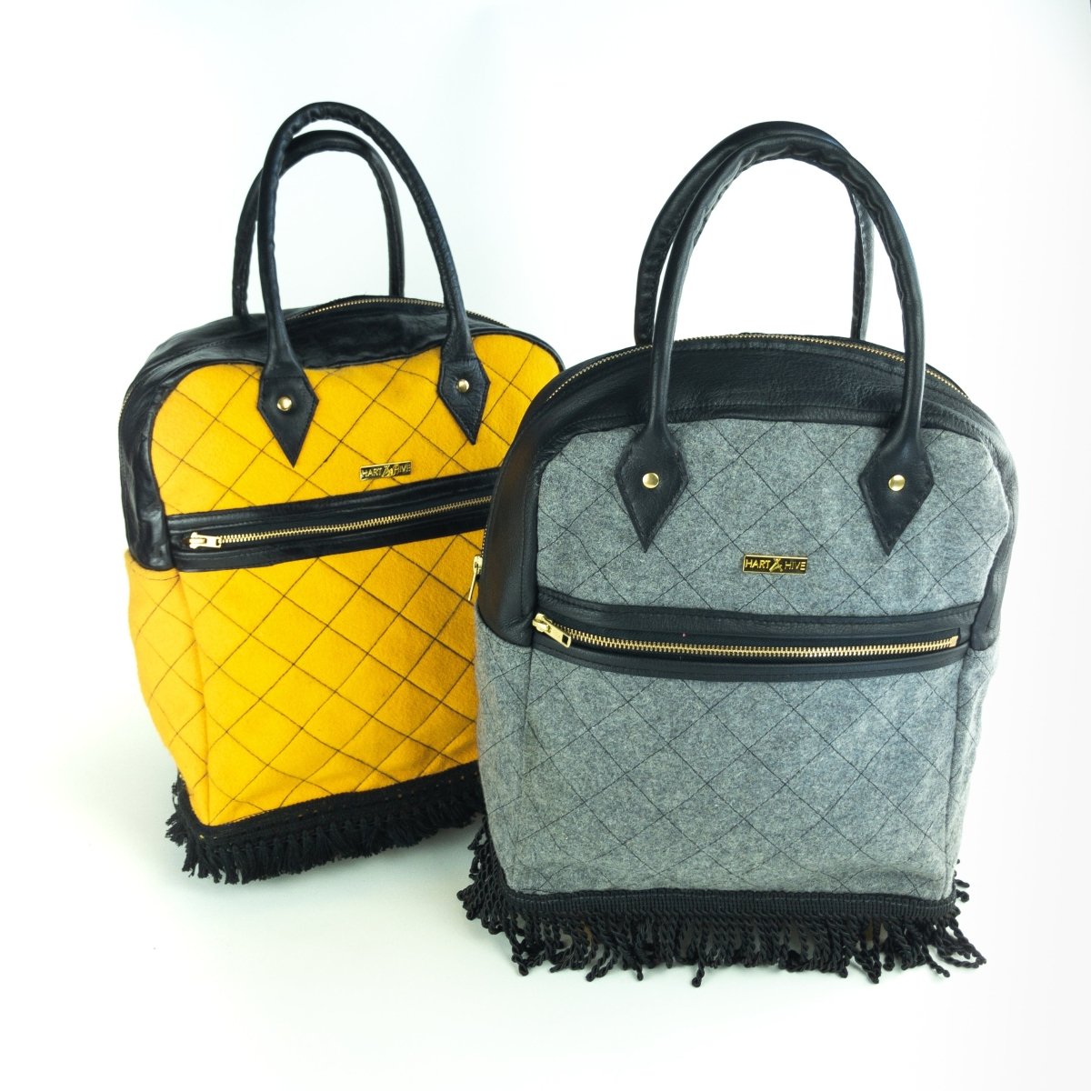 Quilted Wool Day Bag - Hart & Hive