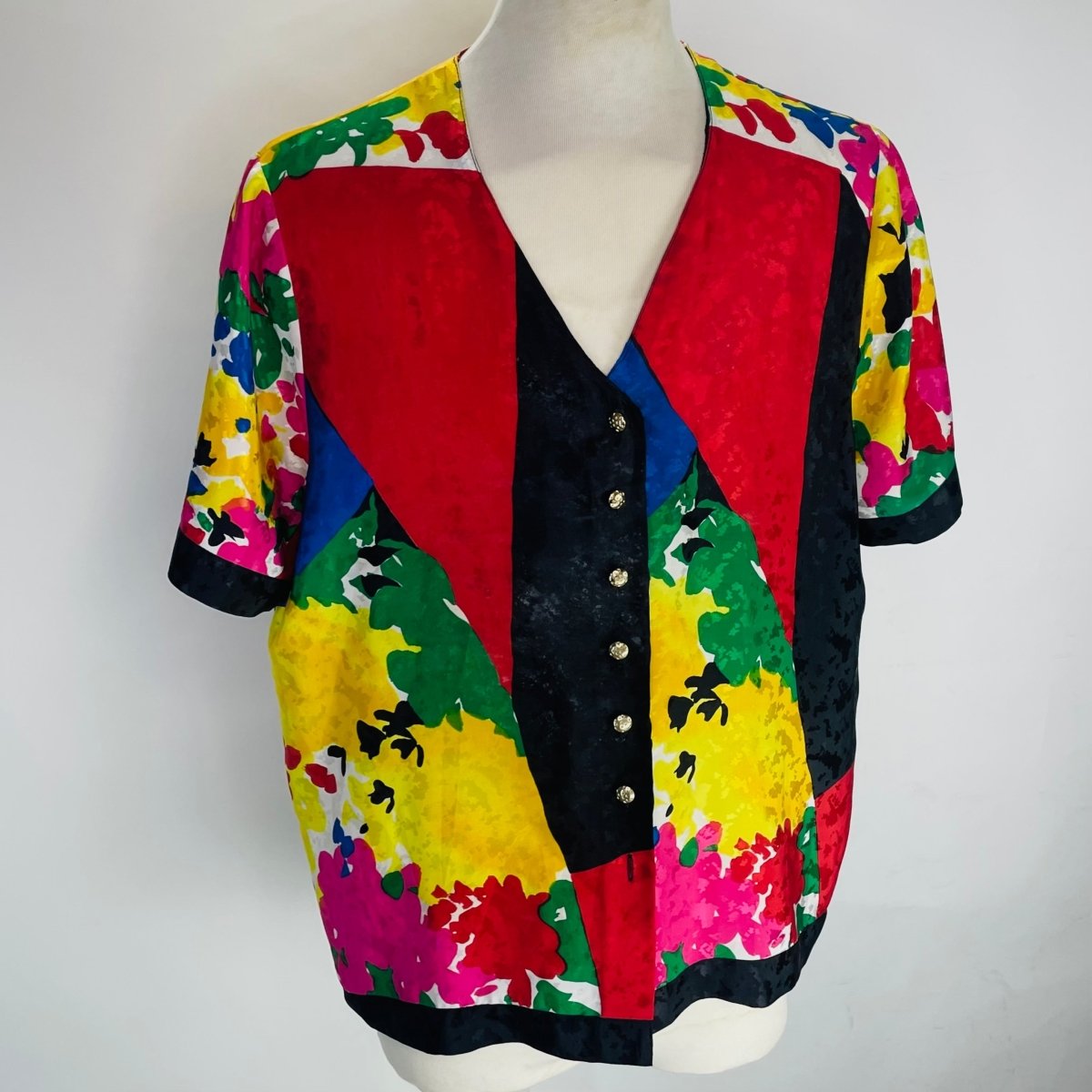 1980’s Satin Blouse - Hart & Hive