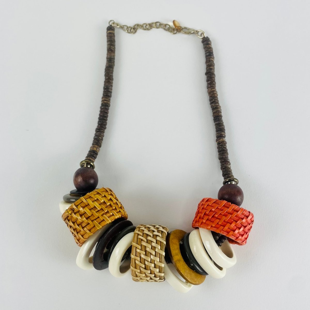 Chunky Wicker Necklace - Hart & Hive