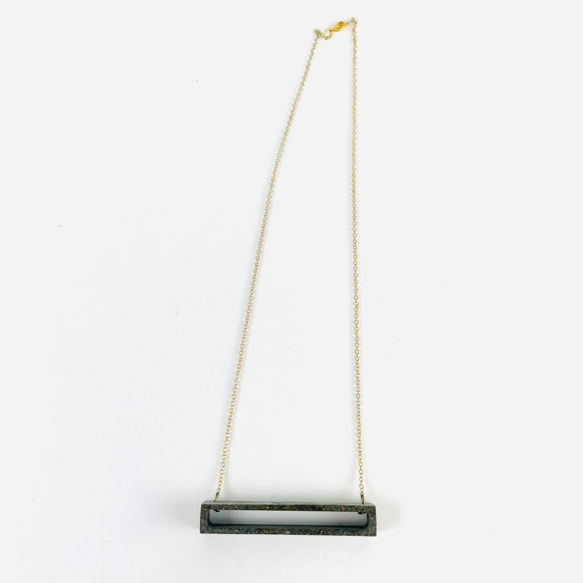 Concrete Pendant on Chain Necklace - Hart & Hive