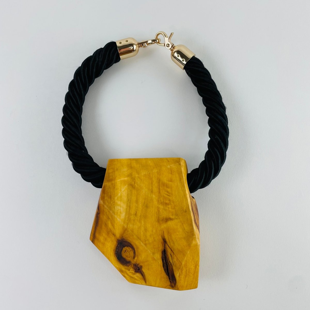 Extra Large Wooden Pendant Necklace - Hart & Hive