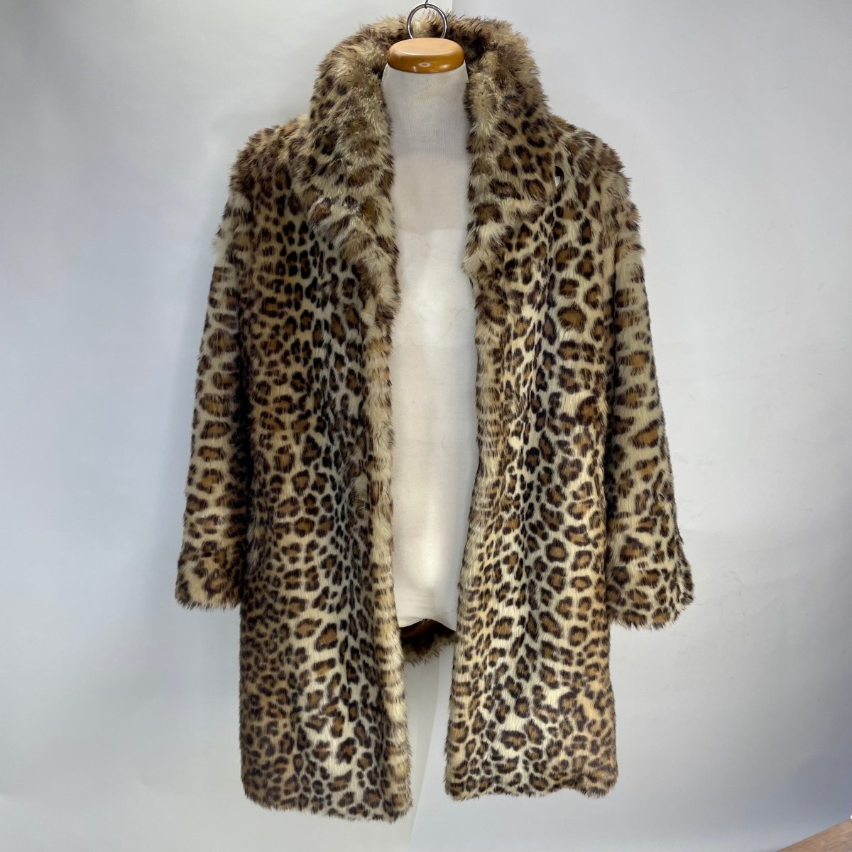 Faux Fur Leopard Print Coat - Hart & Hive