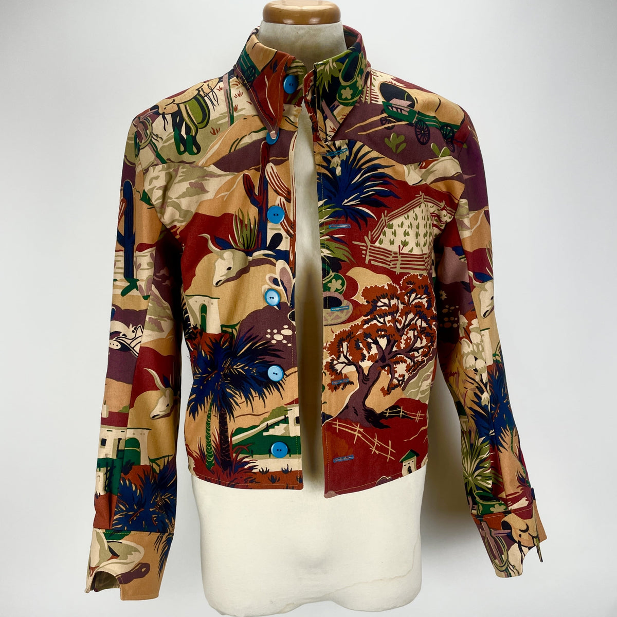 Jacket With Southwestern Motif - Hart & Hive