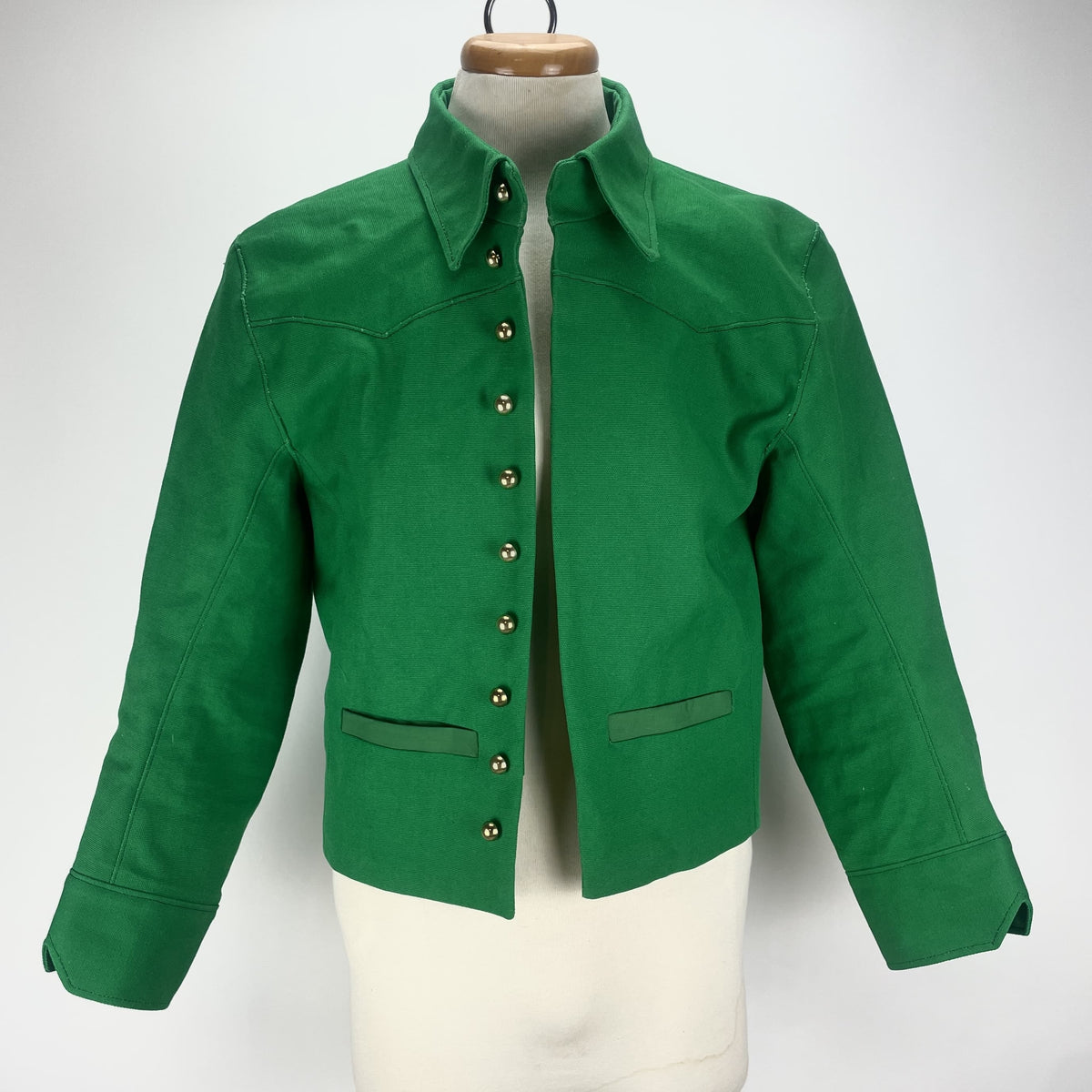 Kelly Green Canvas Jacket - Hart & Hive