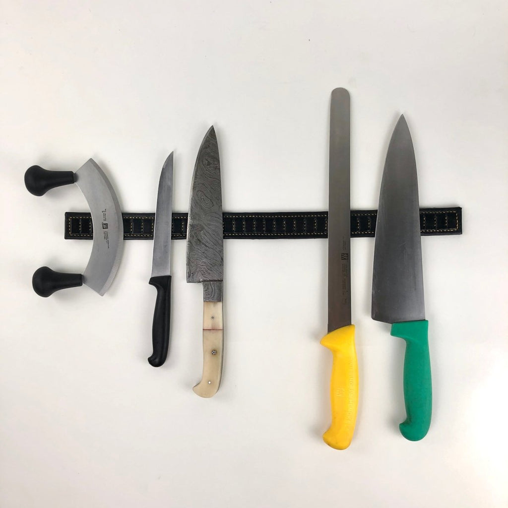 Magnetic Leather Knife Holder | Hart & Hive