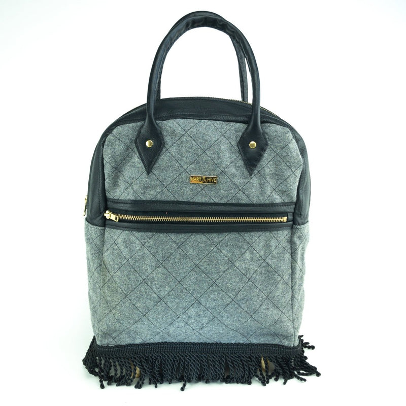 Quilted Wool Day Bag - Hart & Hive