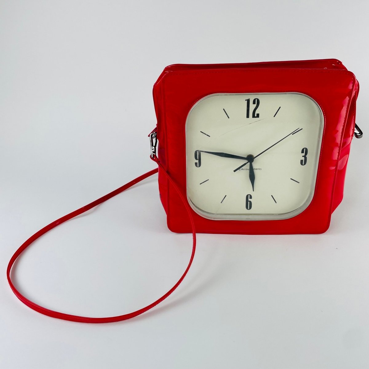 Red Clock Handbag - Hart & Hive