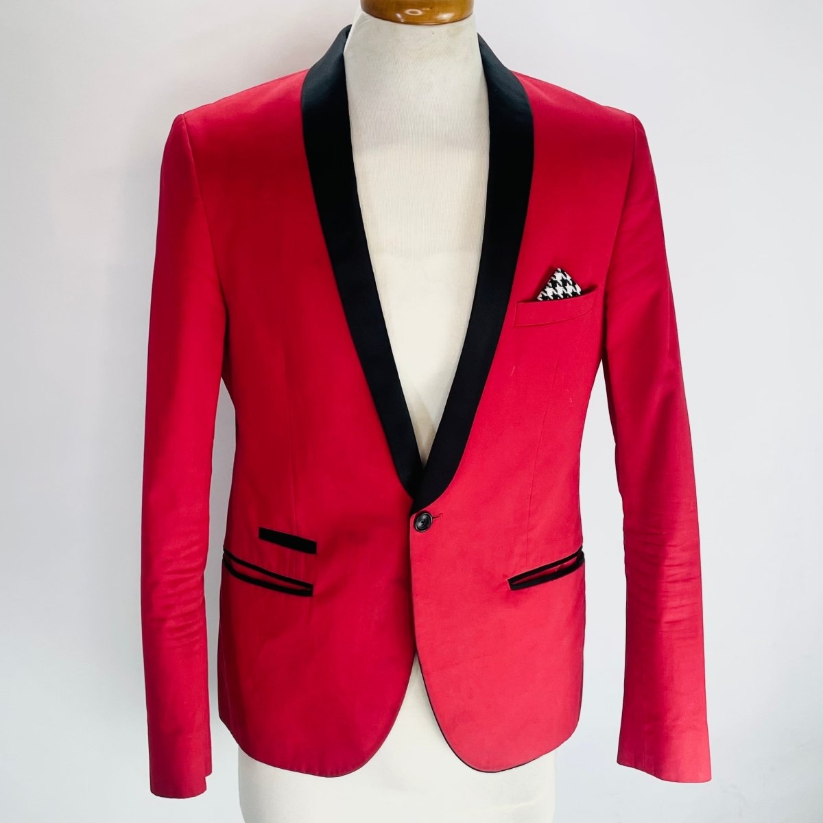 Red Tuxedo Jacket - Hart & Hive