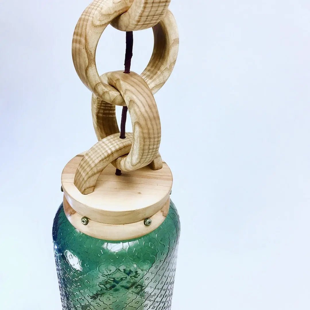 Wooden Chain Pendant Light - Hart & Hive