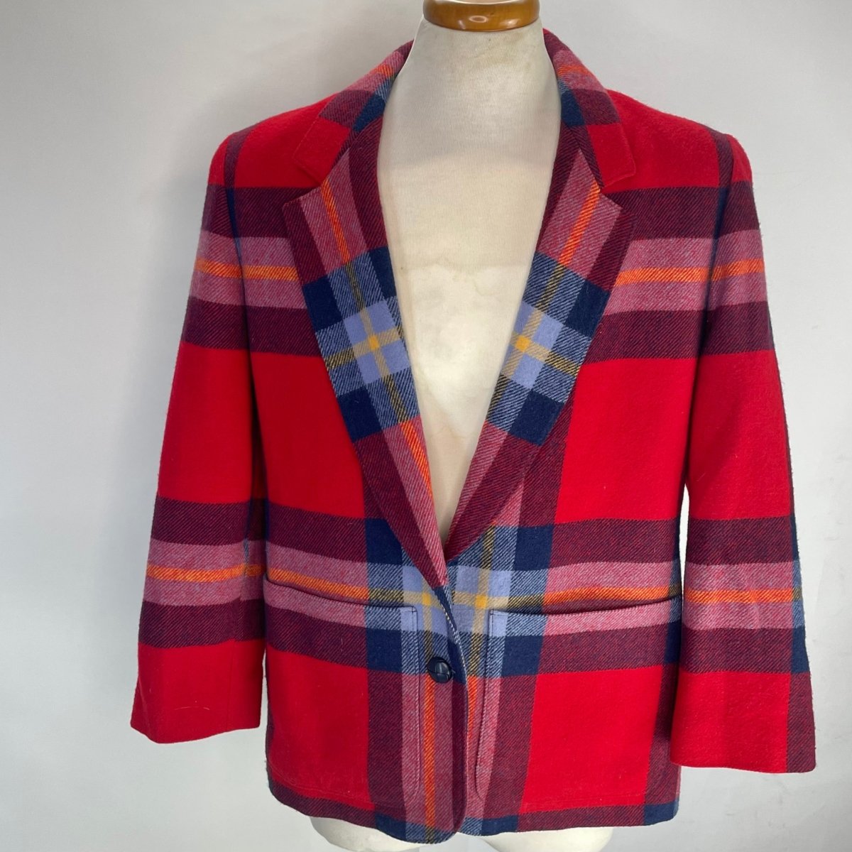 Wool Pendleton Blazer-style Jacket