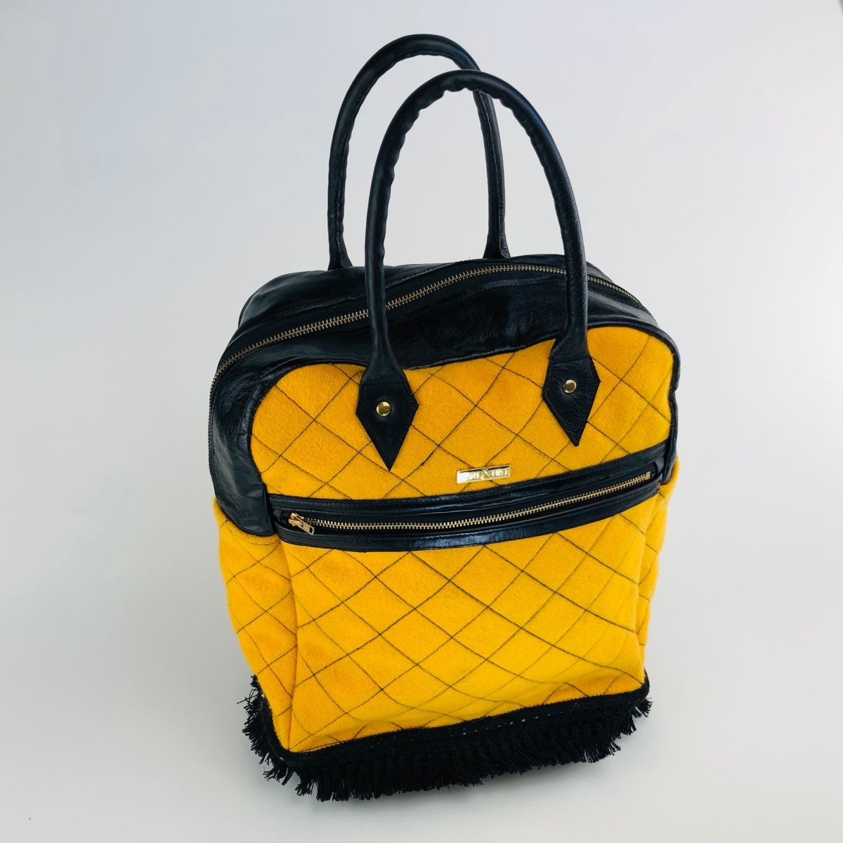Yellow Wool Carry-on Style Bag - Hart & Hive
